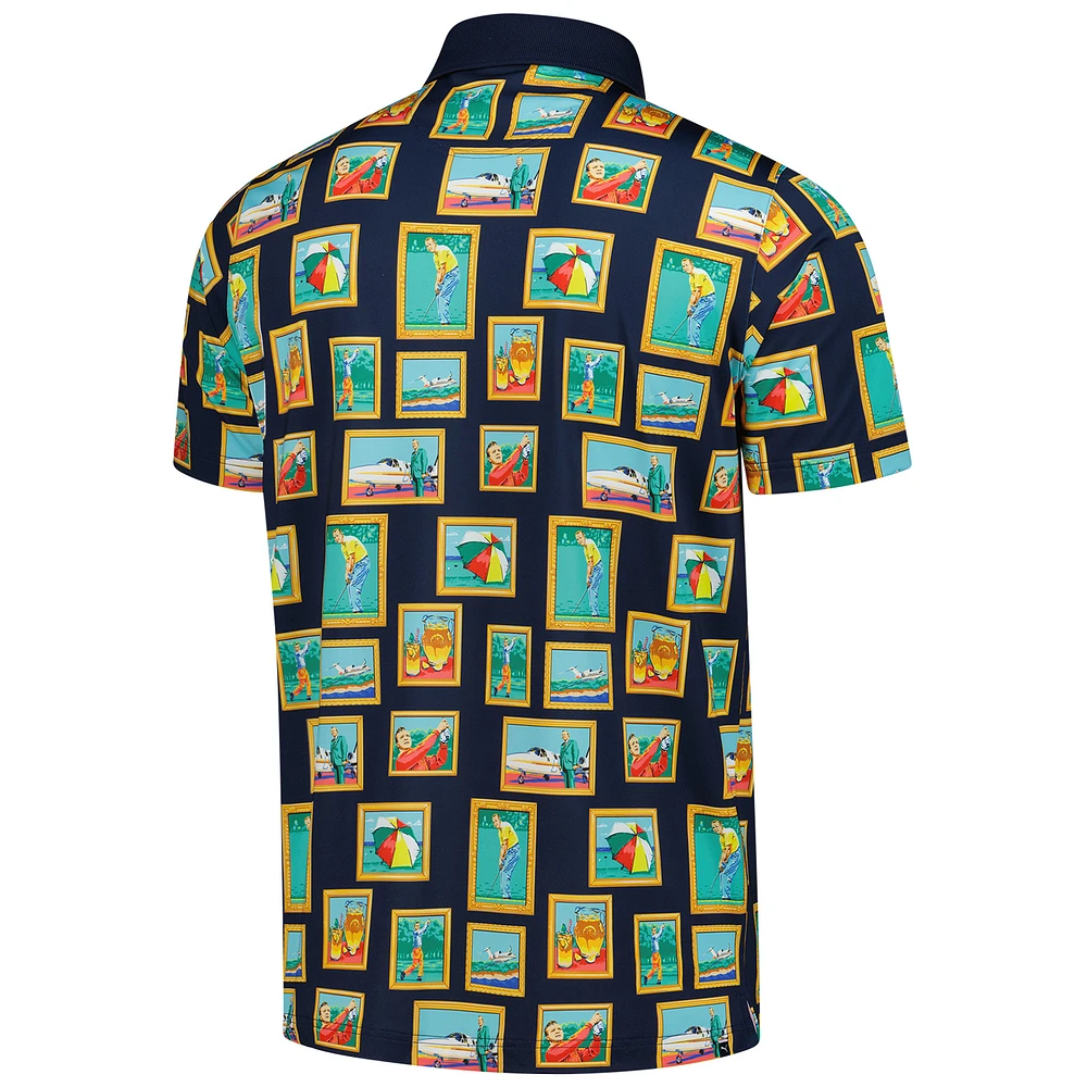 Men's Puma  Navy Arnold Palmer Invitational Photo MATTR Polo