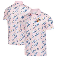 Men's Puma  Pink Arnold Palmer Invitational Springs Floral Polo