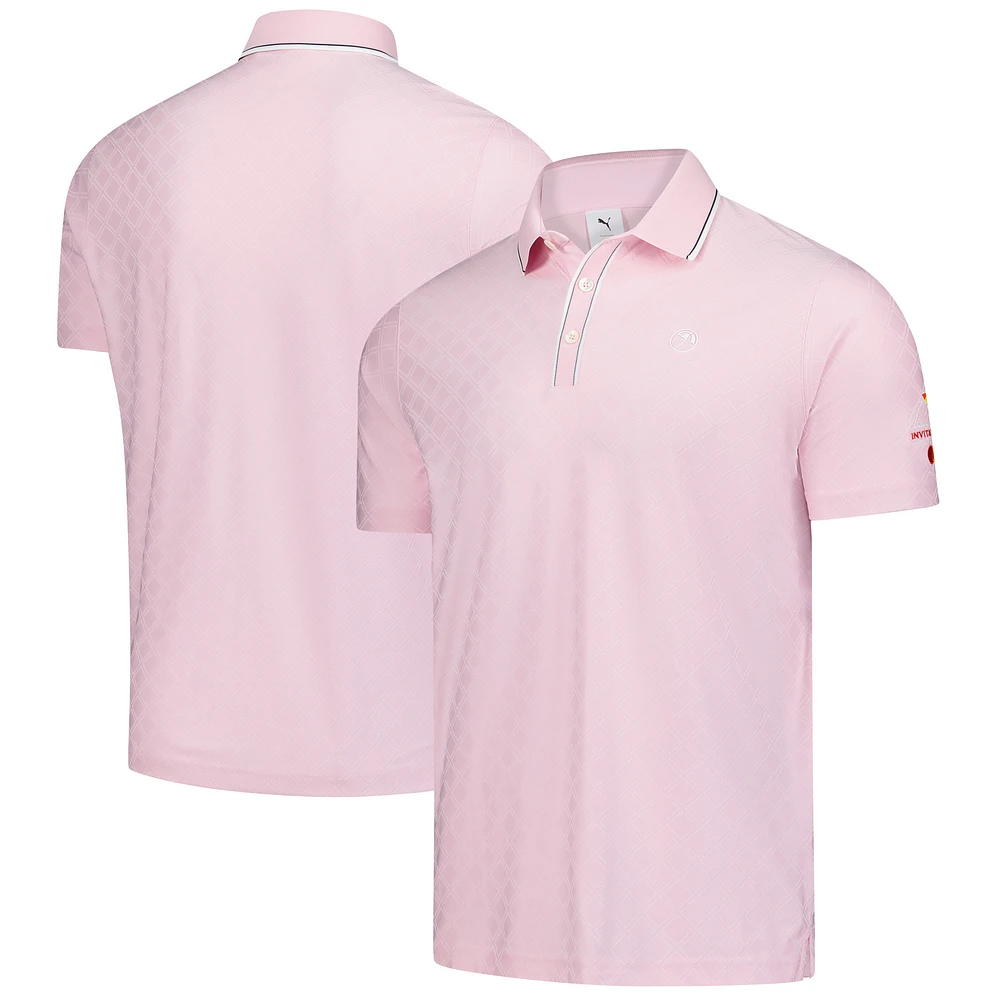 Men's Puma Arnold Palmer Invitational Tipped Jacquard Polo