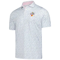 Men's Puma  White Arnold Palmer Invitational Tea Time MATTR Polo