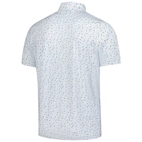 Men's Puma  White Arnold Palmer Invitational Tea Time MATTR Polo