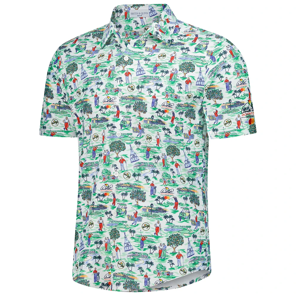 Men's Smith & Quinn  Green 2025 Arnold Palmer Invitational Toile Boatyard Button-Down Shirt