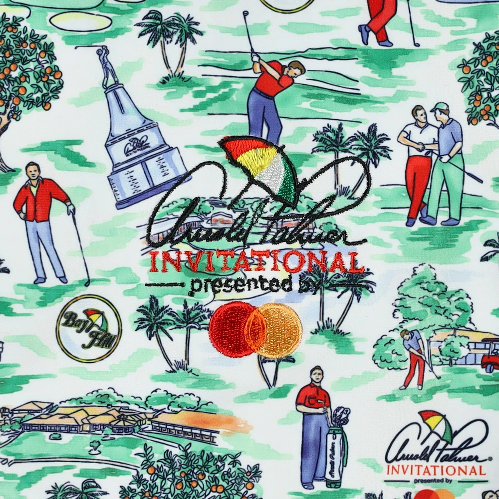 Men's Smith & Quinn  Green 2025 Arnold Palmer Invitational Toile Boatyard Button-Down Shirt