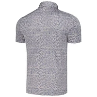 Polo jacquard Arnold Palmer Invitational Ultimate365 adidas bleu pour homme