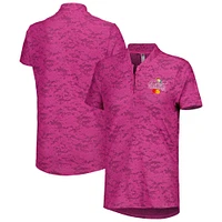 Polo en jacquard Arnold Palmer adidas rose pour homme