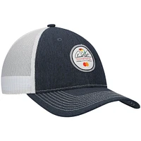 Men's Ahead Navy/White Arnold Palmer Invitational Logo Mesh Snapback Hat
