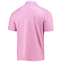 Men's Cutter & Buck Pink Arnold Palmer Invitational Constellation Polo