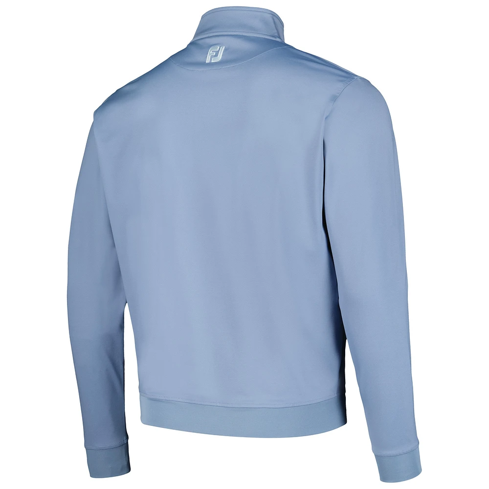 Men's FootJoy Blue Arnold Palmer Invitational ProDry Quarter-Zip Top