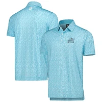 Polo FootJoy bleu clair Arnold Palmer Invitational Tossed Tulips Lisle ProDry pour homme