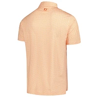 Polo FootJoy Orange Arnold Palmer Invitational Citrus Print Lisle pour homme