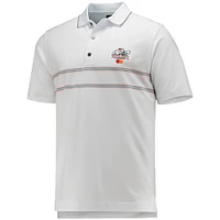 Men's FootJoy White Arnold Palmer Invitational Double Band Lisle Polo