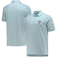 Polo à rayures sur invitation Levelwear Arnold Palmer bleu clair pour hommes