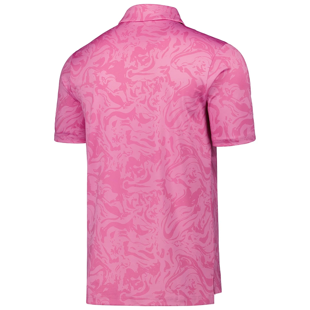 Polo Levelwear Arnold Palmer Invitational Tilt rose pour homme