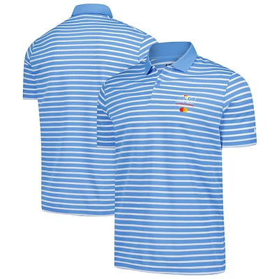 Polo Nike bleu Arnold Palmer Invitational Victory Stripe Performance pour homme