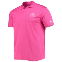 Polo Nike Arnold Palmer Invitational Victory Solid Wordmark Performance pour homme, rose