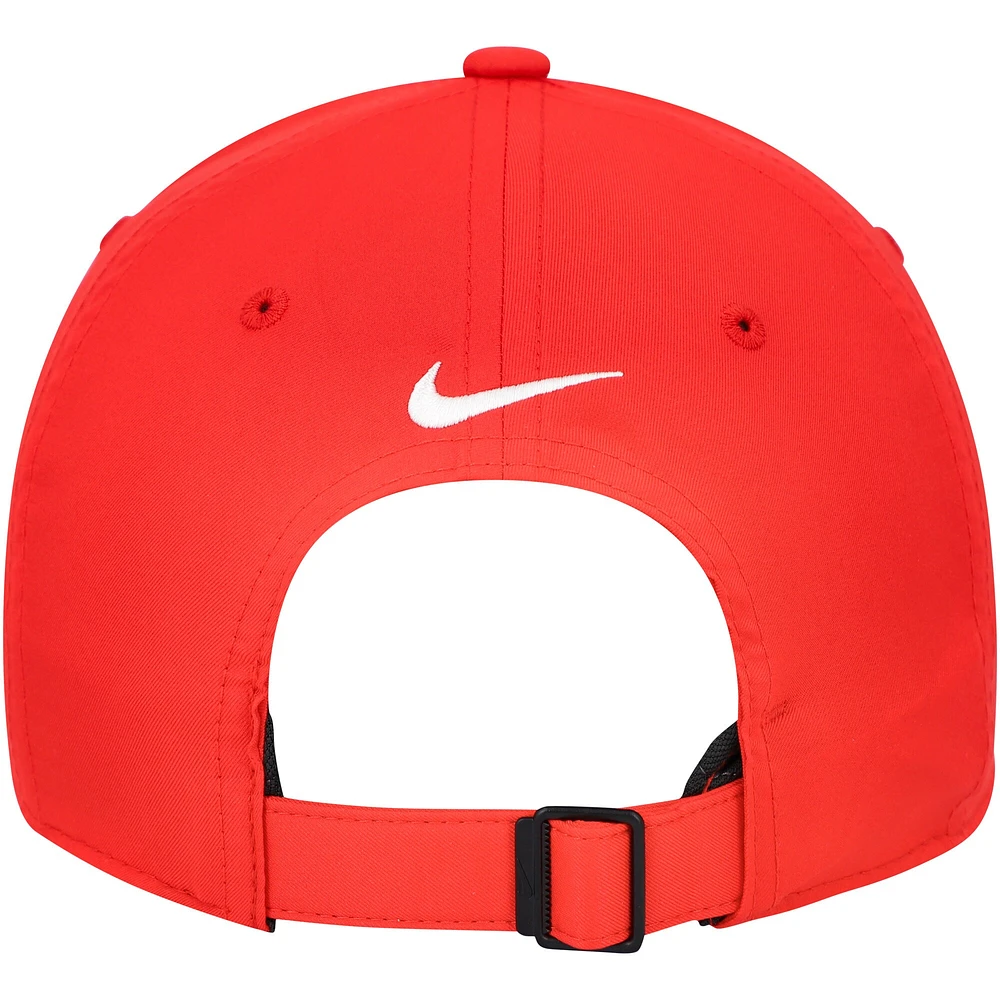 Casquette ajustable Nike Arnold Palmer Invitational Club Performance rouge pour homme