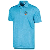 Men's Peter Millar  Blue Arnold Palmer Invitational Sylvan Performance Jersey Polo