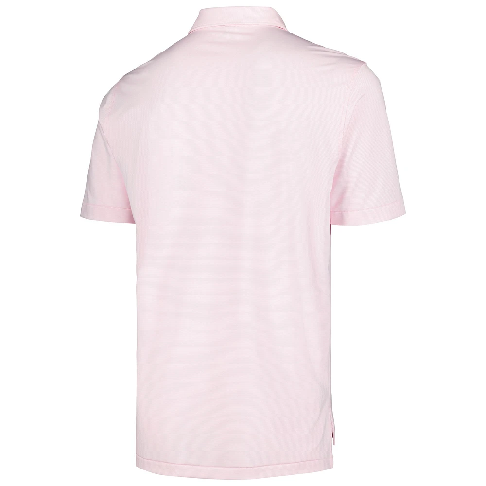 Polo Peter Millar Arnold Palmer Invitational Jubilee Stripe rose clair pour hommes