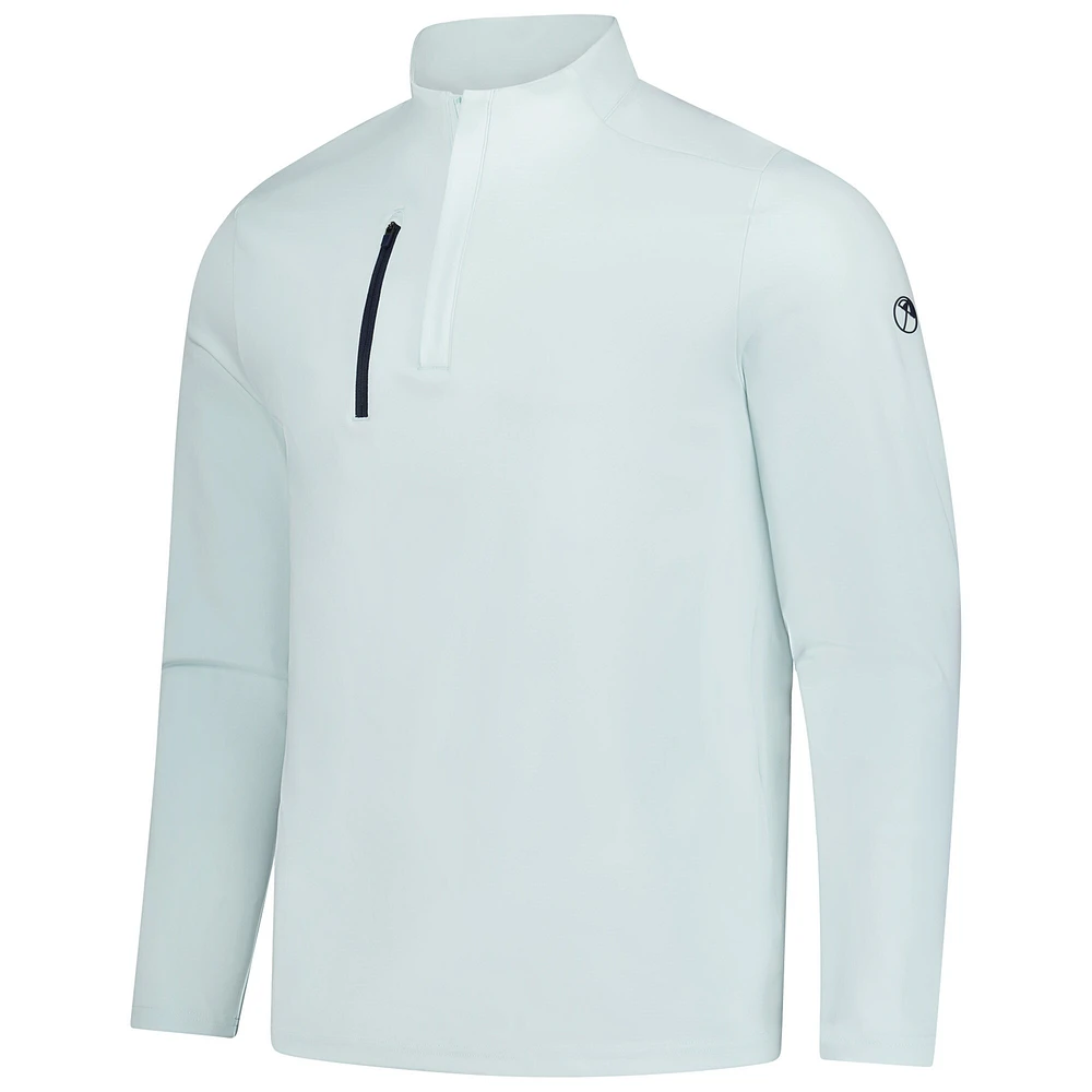 Men's Puma Mint Arnold Palmer Cloudspun One-Quarter Zip Top