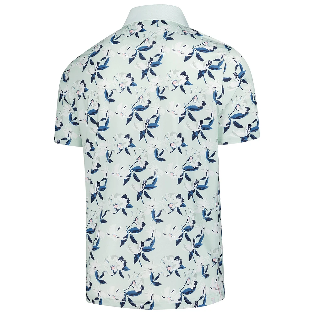 Men's Puma Mint Arnold Palmer MATTR Spring Florals Polo