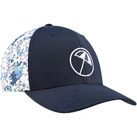 Men's Puma Navy Arnold Palmer Invitational Floral Tech Flexfit Adjustable Hat