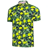 Men's Puma Navy Arnold Palmer MATTR Lemon Branch Polo
