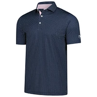 Polo Puma bleu marine Arnold Palmer MATTR Micro Umbrellas imprimé pour homme