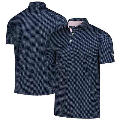 Polo Puma bleu marine Arnold Palmer MATTR Micro Umbrellas imprimé pour homme