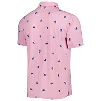 Men's Puma Pink Arnold Palmer Citrus CLOUDSPUN Polo