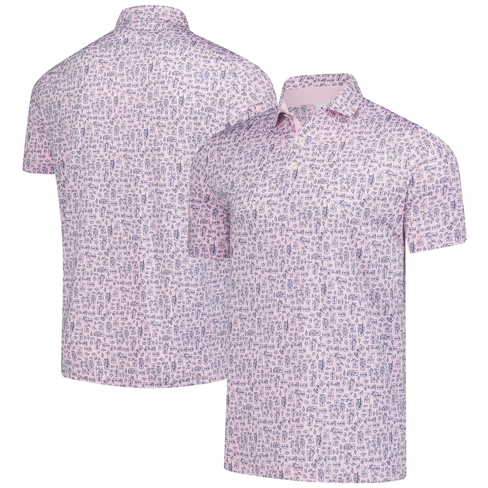 Men's Puma Pink Arnold Palmer MATTR Sketch Polo