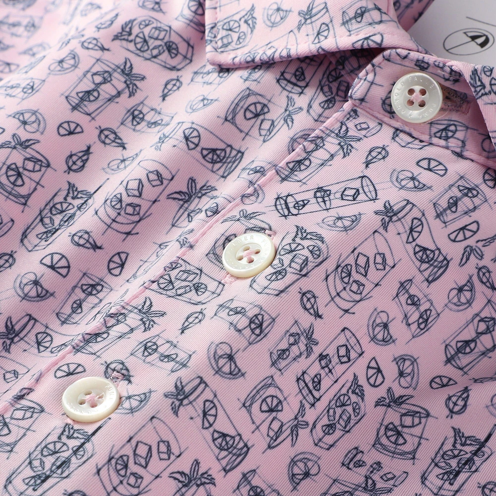Men's Puma Pink Arnold Palmer MATTR Sketch Polo