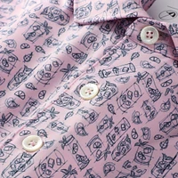 Men's Puma Pink Arnold Palmer MATTR Sketch Polo