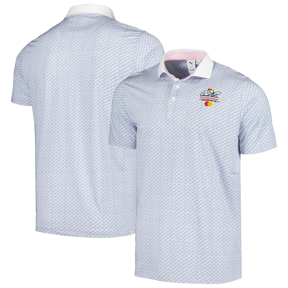 Polo blanc Arnold Palmer Invitational Iced Tea MATTR pour hommes