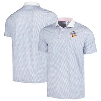 Polo blanc Arnold Palmer Invitational Iced Tea MATTR pour hommes
