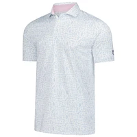 Polo Puma blanc Arnold Palmer MATTR Sketch pour homme