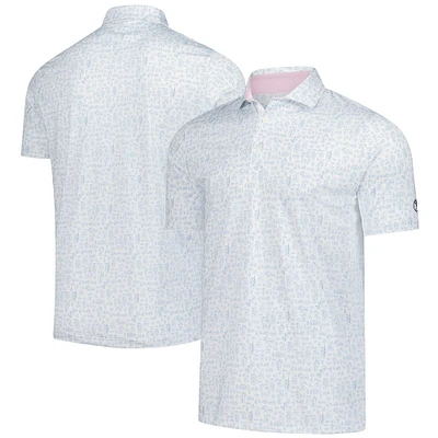 Polo Puma blanc Arnold Palmer MATTR Sketch pour homme