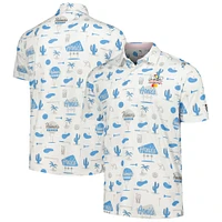 Men's Puma x Arnold Palmer Collection White Invitational Palmer's Place CLOUDSPUN Polo