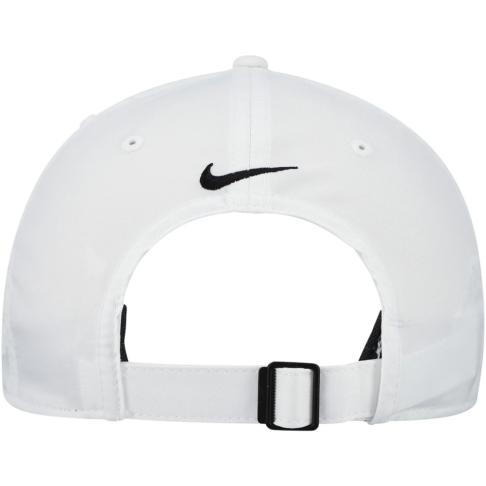 Casquette ajustable Nike blanche unisexe Arnold Palmer Invitational Club Performance