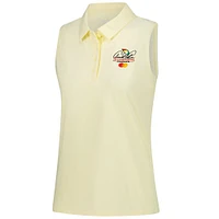 Polo sans manches Nike jaune Arnold Palmer Invitational Victory Performance pour femme