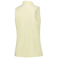 Polo sans manches Nike jaune Arnold Palmer Invitational Victory Performance pour femme