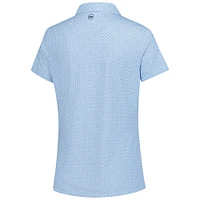 Women's Peter Millar  Light Blue Arnold Palmer Invitational Mar-Tee-Ni Break Polo