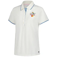 Polo piqué Puma crème Arnold Palmer Invitational pour femme