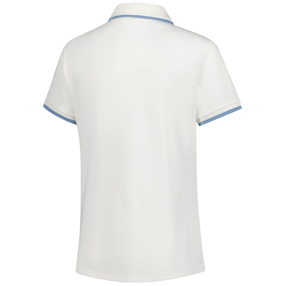Polo piqué Puma crème Arnold Palmer Invitational pour femme