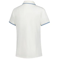 Polo piqué Puma crème Arnold Palmer Invitational pour femme