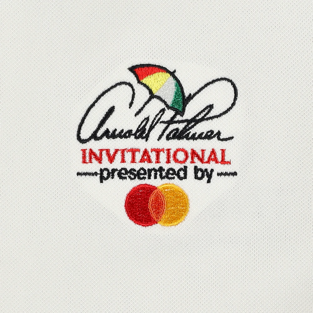Polo piqué Puma crème Arnold Palmer Invitational pour femme