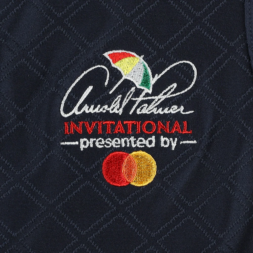 Women's Puma  Navy Arnold Palmer Invitational Jacquard dryCELL Sleeveless Polo