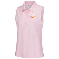 Women's Puma  Pink Arnold Palmer Invitational Jacquard dryCELL Sleeveless Polo