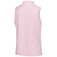 Women's Puma  Pink Arnold Palmer Invitational Jacquard dryCELL Sleeveless Polo