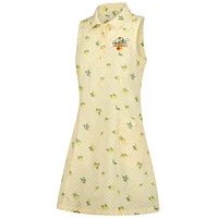 Women's Puma  Yellow Arnold Palmer Invitational Lemons Woven Dress