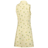 Women's Puma  Yellow Arnold Palmer Invitational Lemons Woven Dress